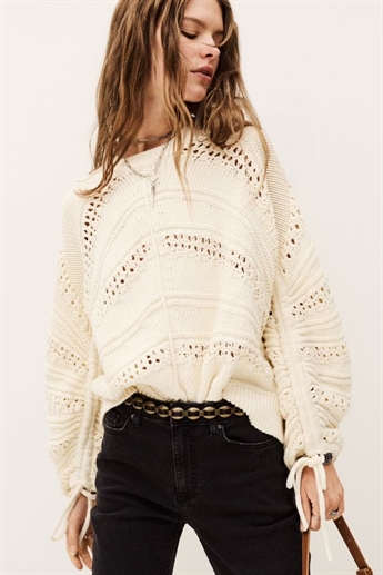 ba&sh, LORY long-sleeved pullover, Ecru